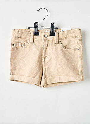 Short stretch taille ajustable beige MAYORAL fille