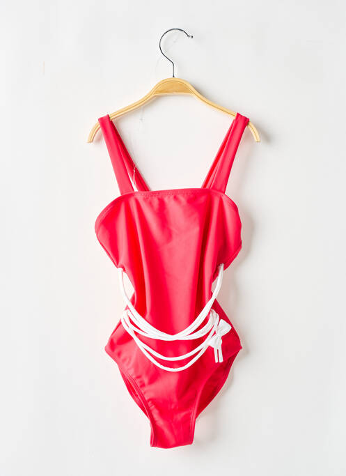 Maillot de bain 1 pièce rouge DOS TORTUGAS pour fille