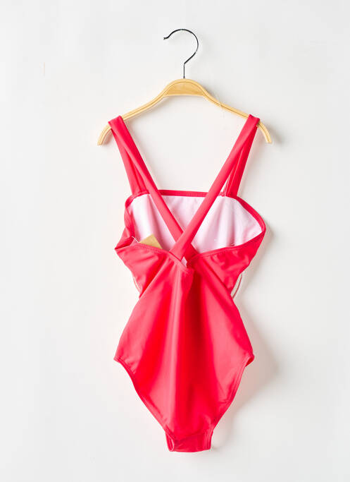 Maillot de bain 1 pièce rouge DOS TORTUGAS pour fille