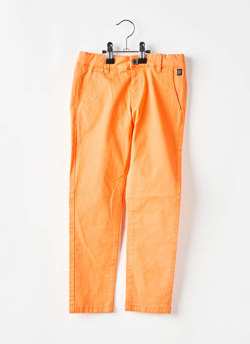 Pantalon chino tissage popeline taille ajustable orange MAYORAL garcon