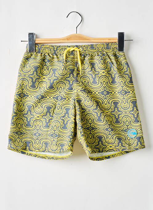 Short de bain jaune DOS TORTUGAS pour garçon