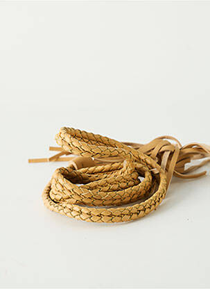 Ceinture tissage tressé beige CHICOSOLEIL femme