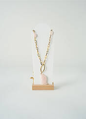 Sautoir rose SATINE pour femme seconde vue