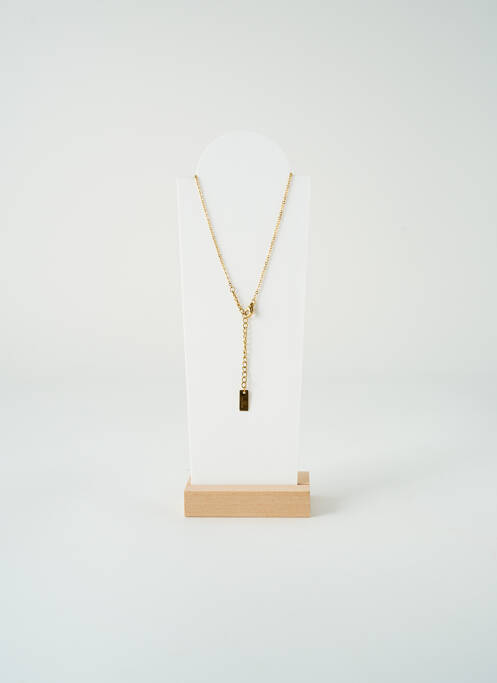 Collier matériaux métal noir VISSON femme
