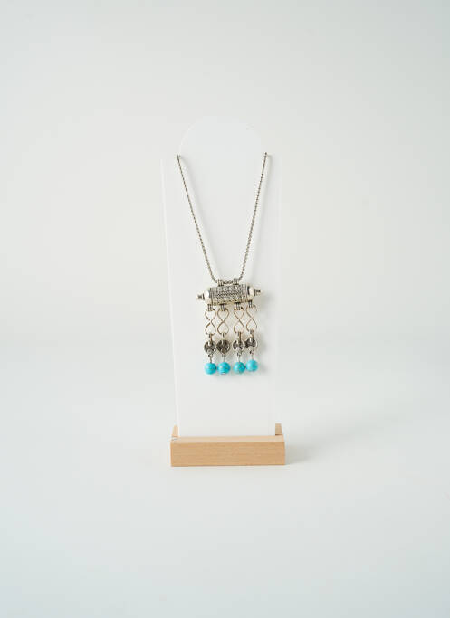 Collier bleu SATINE pour femme