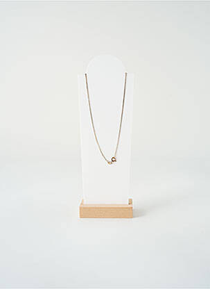 Collier ornement breloque / pampille argent SATINE femme