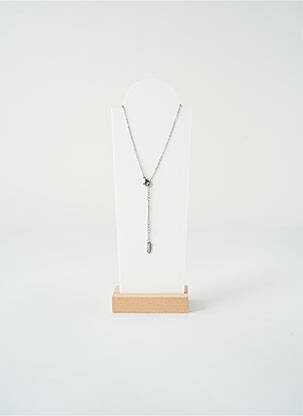 Collier ornement oxyde de zirconium vert SATINE femme