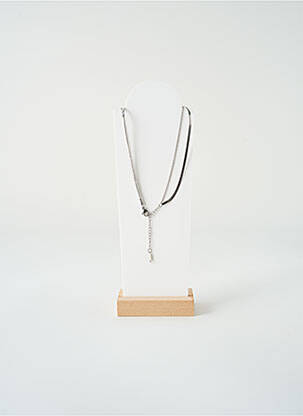 Collier matériaux métal argent SATINE femme