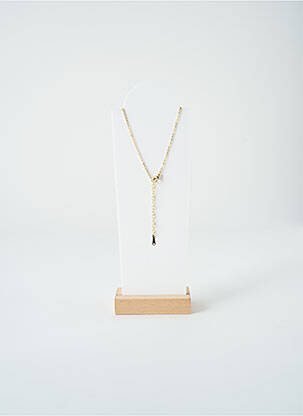 Collier ornement oxyde de zirconium or SATINE femme