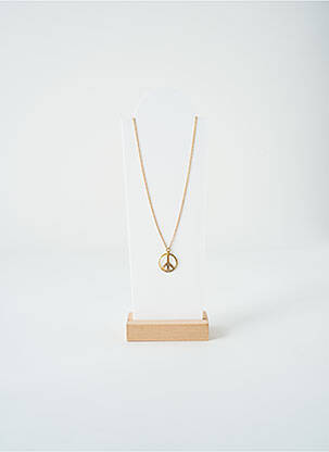 Collier ornement breloque / pampille or SATINE femme