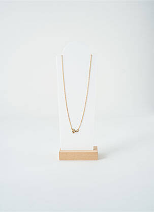 Collier ornement breloque / pampille or SATINE femme