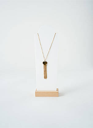 Collier matériaux métal or SATINE femme