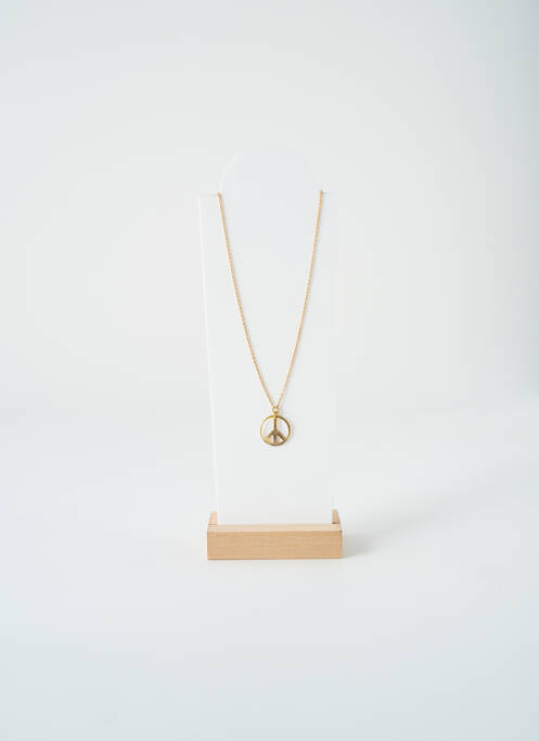Collier ornement breloque / pampille or SATINE femme
