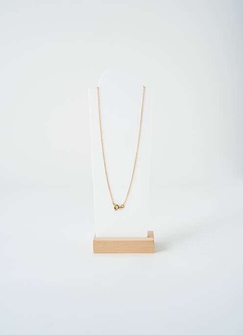 Collier ornement breloque / pampille or SATINE femme