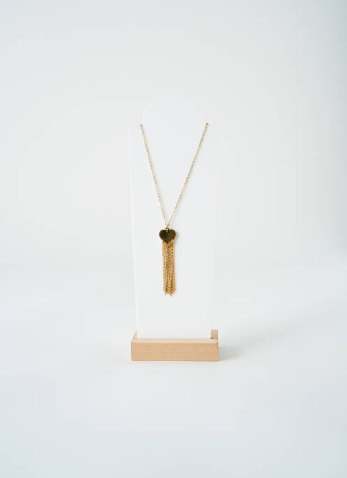 Collier matériaux métal or SATINE femme