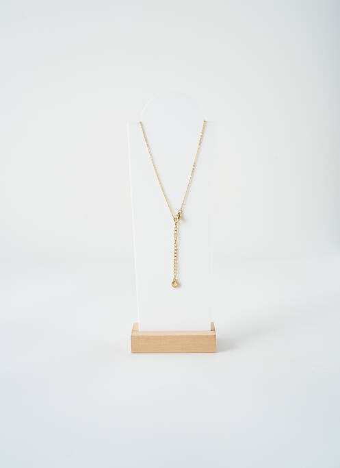 Collier matériaux métal or SATINE femme