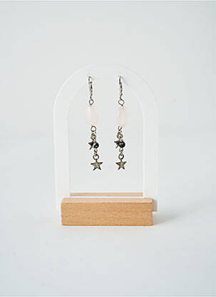 Boucles d’oreilles fermeture fermoir clips argent SATINE femme