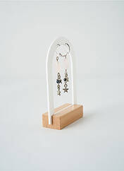 Boucles d’oreilles argent SATINE pour femme seconde vue