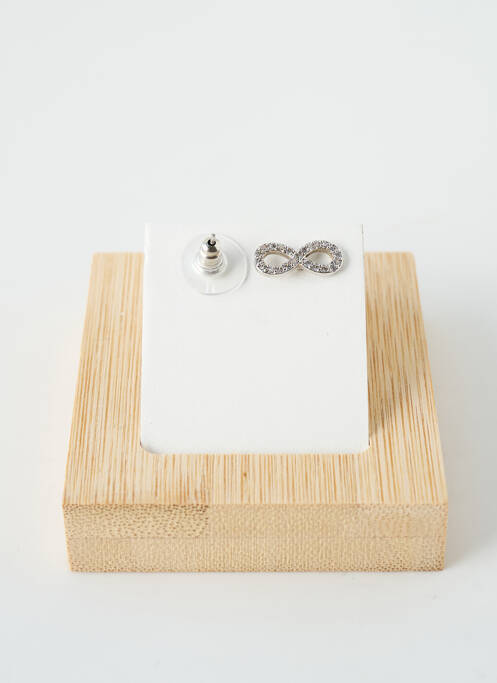 Boucles d’oreilles argent SATINE pour femme