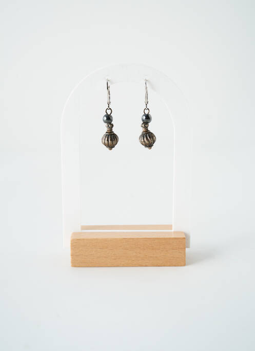 Boucles d’oreilles argent SATINE pour femme