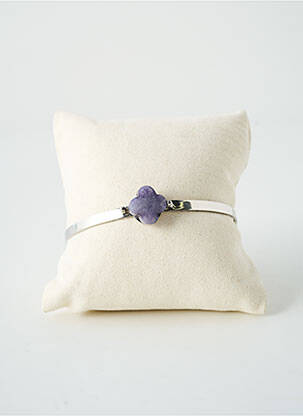Bracelet ornement pierre violet SATINE femme