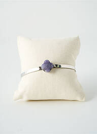Bracelet ornement pierre violet SATINE femme