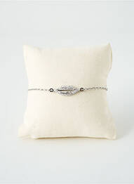 Bracelet ornement oxyde de zirconium argent VISSON femme