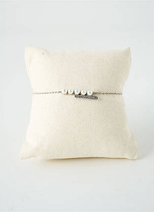 Bracelet ornement oxyde de zirconium argent SATINE femme