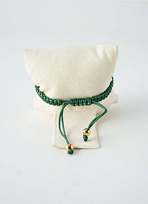 Bracelet matériaux métal vert SATINE femme