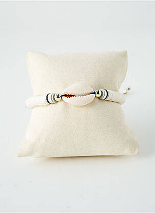 Bracelet ornement pierre blanc SATINE femme