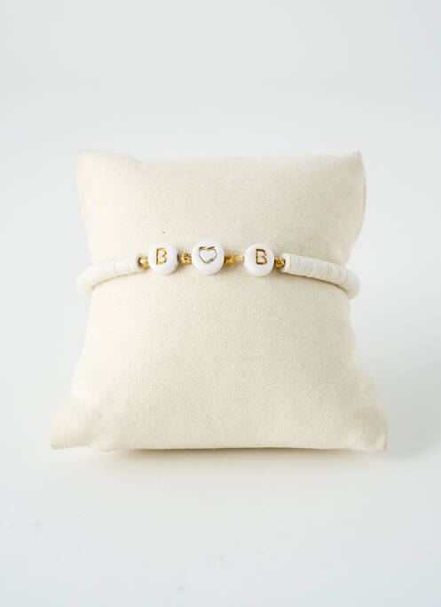 Bracelet blanc SATINE pour femme