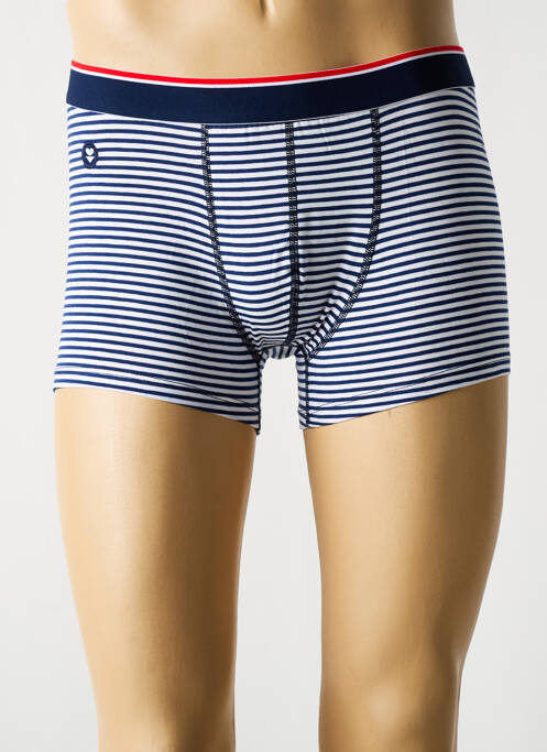 Boxer bleu LE SLIP FRANCAIS pour homme