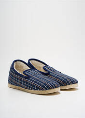 Chaussons/Pantoufles bleu LA MANUFACTURE DE PANTOUFLES pour homme seconde vue