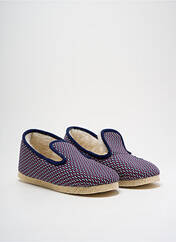 Chaussons/Pantoufles bleu LA MANUFACTURE DE PANTOUFLES pour homme seconde vue