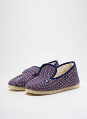 Chaussons/Pantoufles bleu LA MANUFACTURE DE PANTOUFLES pour homme seconde vue