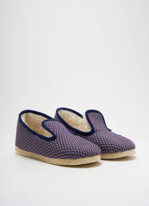 Chaussons/Pantoufles bleu LA MANUFACTURE DE PANTOUFLES pour homme