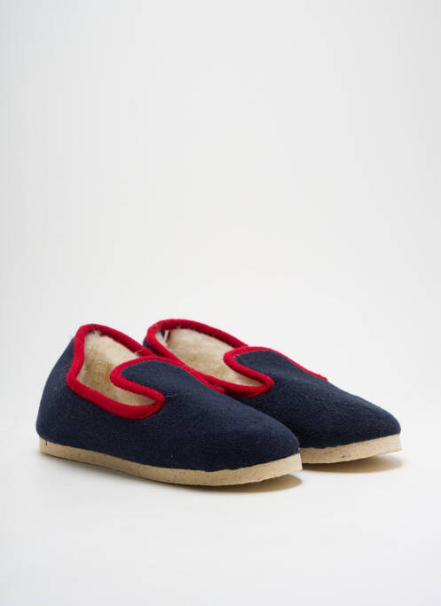 Chaussons/Pantoufles bleu LA MANUFACTURE DE PANTOUFLES pour homme