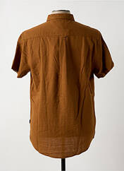 Chemise manches courtes marron KRONSTADT pour homme seconde vue