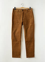 Pantalon chino marron FAGUO pour homme seconde vue