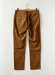 Pantalon chino marron FAGUO pour homme seconde vue