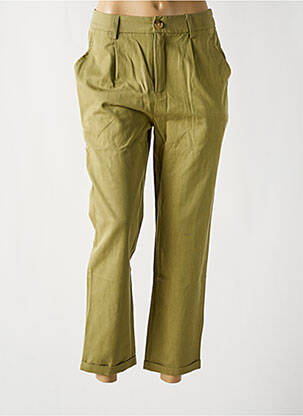 Pantalon 7/8 vert GARANCE femme