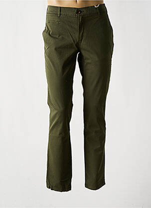 Pantalon chino vert FAGUO pour homme