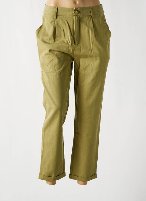 Pantalon 7/8 vert GARANCE pour femme