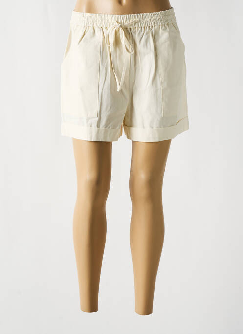 Short beige FRNCH pour femme