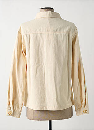 Veste casual coupe droite beige GARANCE femme