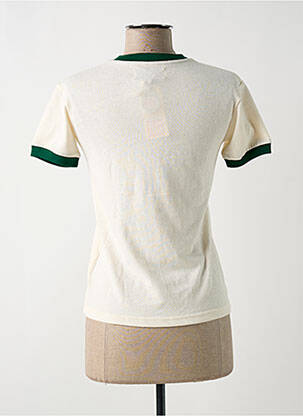 T-shirt col v manches courtes beige DEUS EX MACHINA femme