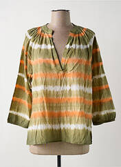 Blouse vert GARANCE pour femme seconde vue