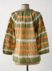 Blouse vert GARANCE pour femme seconde vue