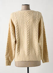 Gilet manches longues beige GARANCE pour femme seconde vue