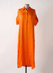 Robe longue orange FRNCH pour femme seconde vue
